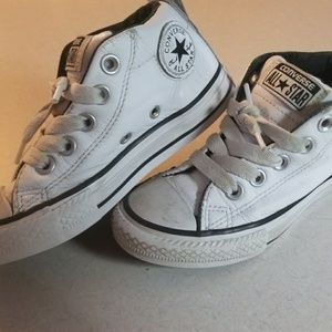 White leather converse
